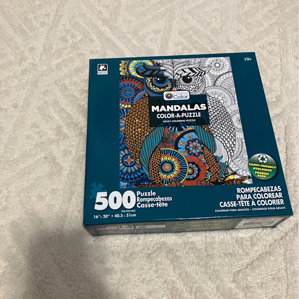 Color your own Owl Puzzle
